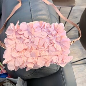 Pink Florial hand bag